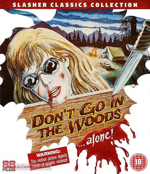 Don&#039;t Go in the Woods - British Blu-Ray movie cover