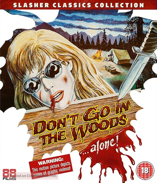 Don&#039;t Go in the Woods - British Blu-Ray movie cover