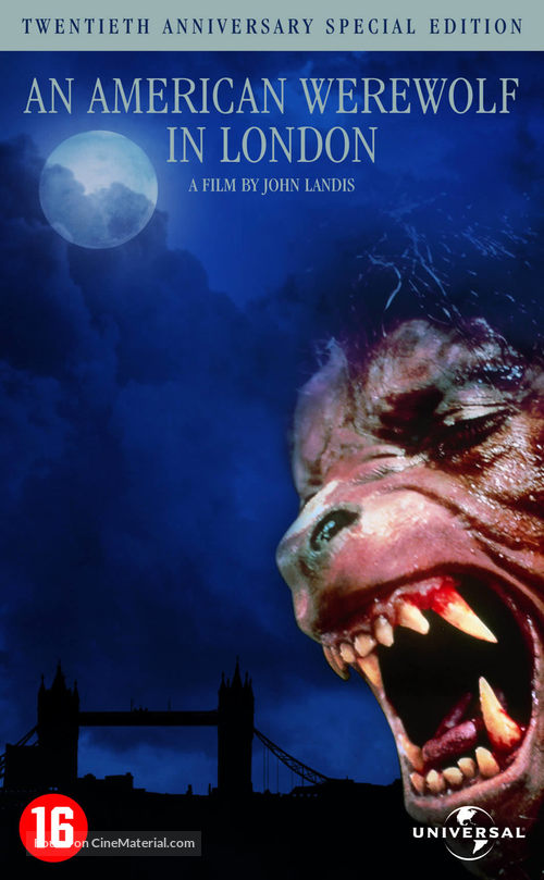 An American Werewolf in London - Belgian VHS movie cover