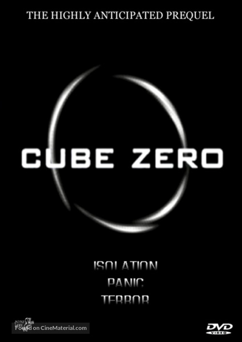 Cube Zero - DVD movie cover