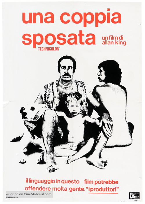 A Married Couple - Italian Movie Poster