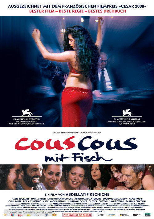 La graine et le mulet - German Movie Poster