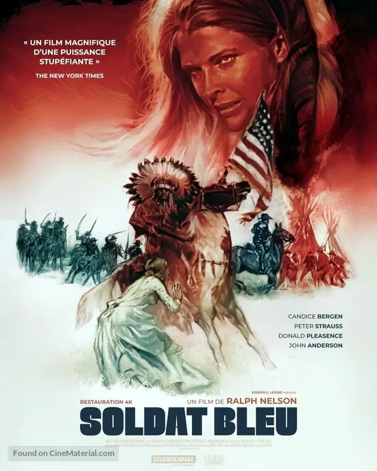 Soldier Blue - French Re-release movie poster