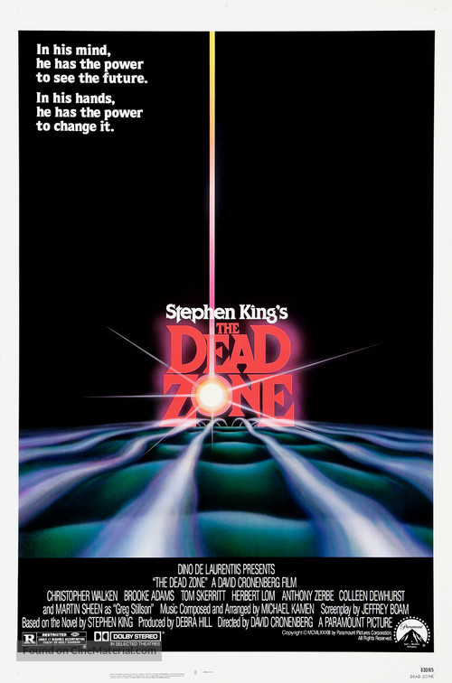 The Dead Zone - Theatrical movie poster