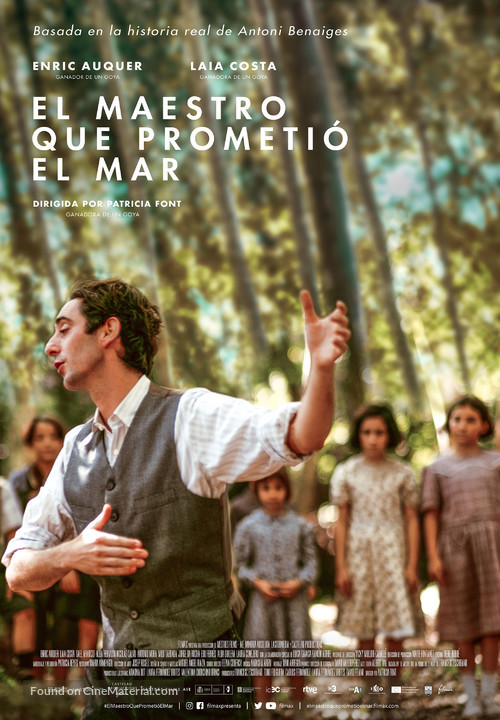 El mestre que va prometre el mar - Spanish Movie Poster