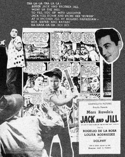 Jack And Jill 1954 Philippine Movie Poster