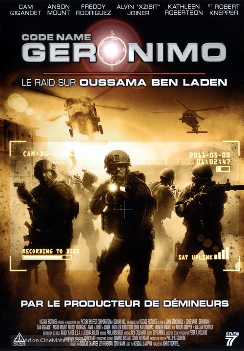 Seal Team Six: The Raid on Osama Bin Laden - French DVD movie cover