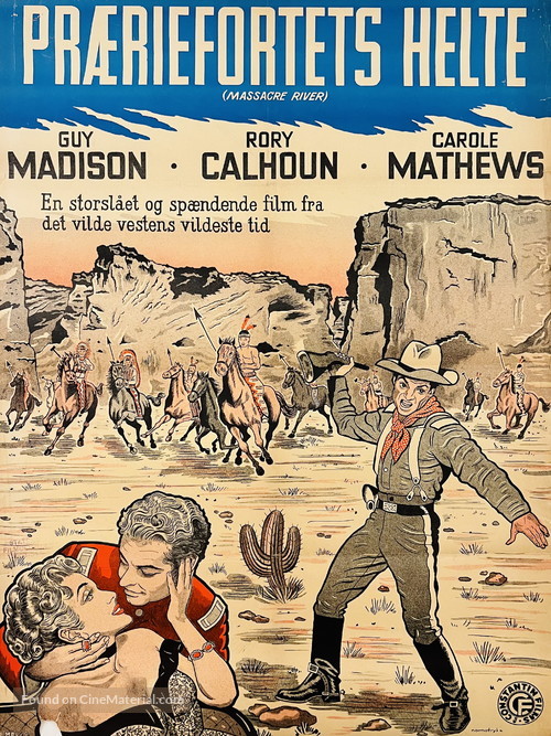 Massacre River - Danish Movie Poster