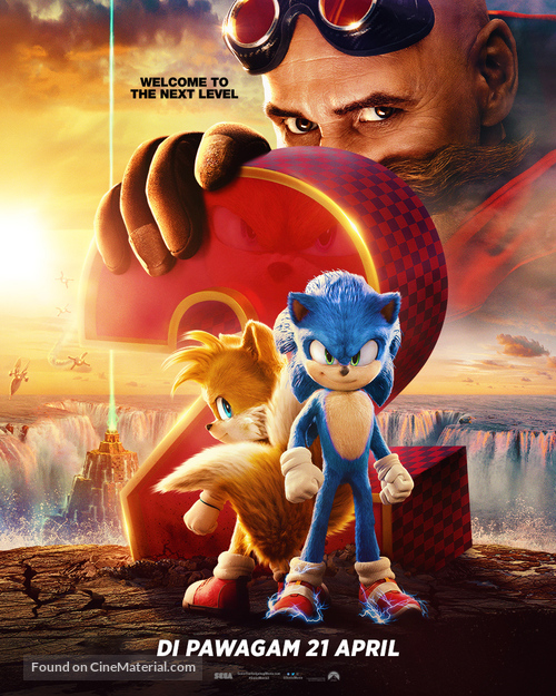 Sonic the Hedgehog 2 - Malaysian Movie Poster
