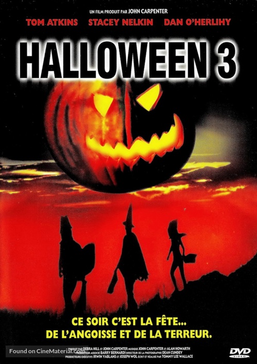 Halloween III: Season of the Witch - French DVD movie cover