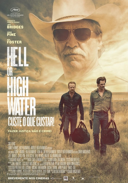 Hell or High Water - Portuguese Movie Poster