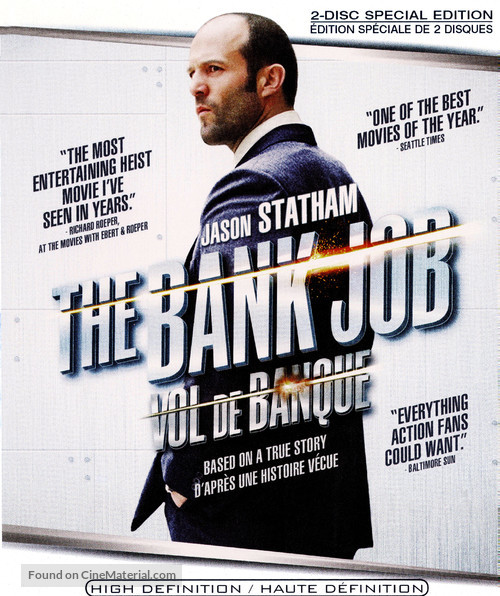 The Bank Job - Canadian Blu-Ray movie cover