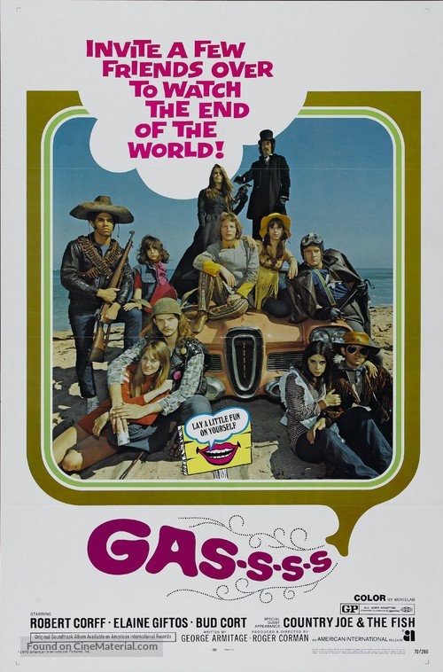 Gas! -Or- It Became Necessary to Destroy the World in Order to Save It. - Movie Poster