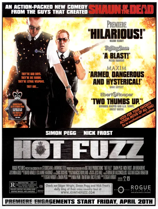 Hot Fuzz 2007 Movie Poster
