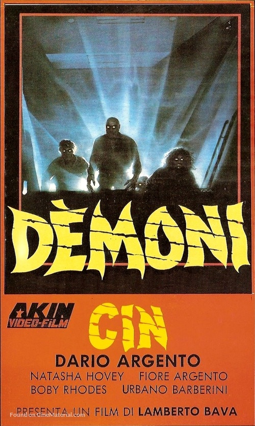 Demoni - Turkish VHS movie cover