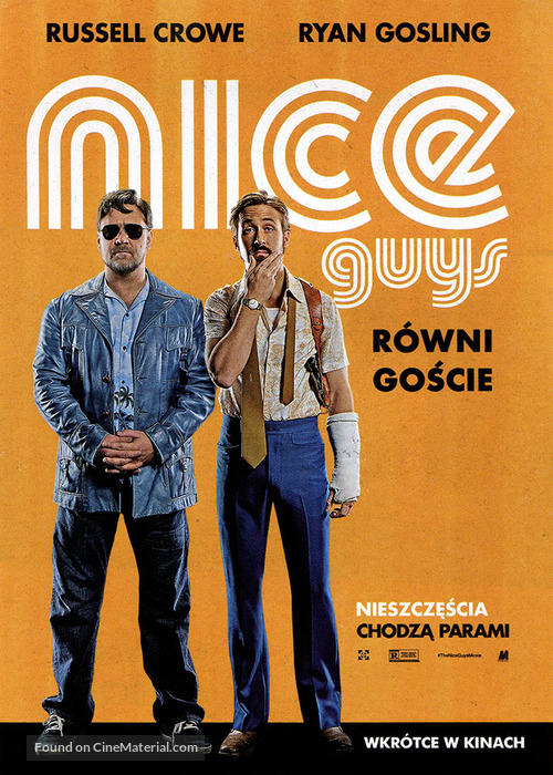 The Nice Guys - Polish Movie Poster