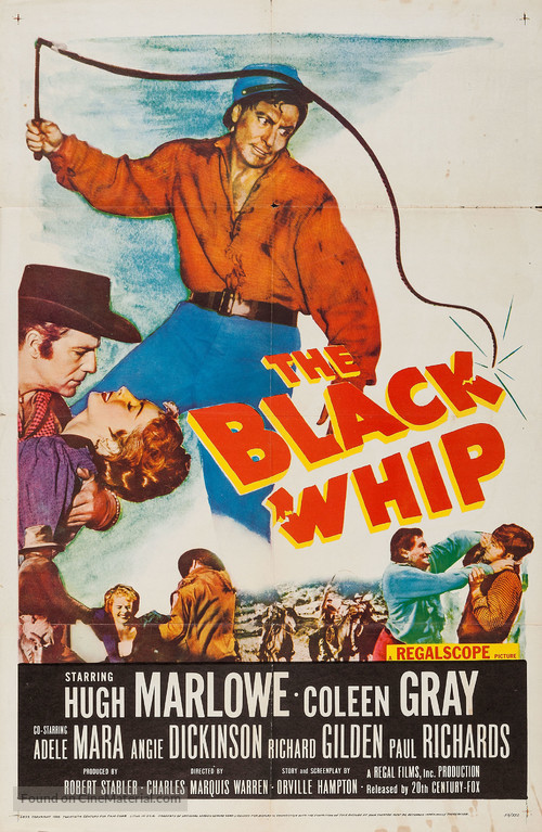 The Black Whip - Movie Poster