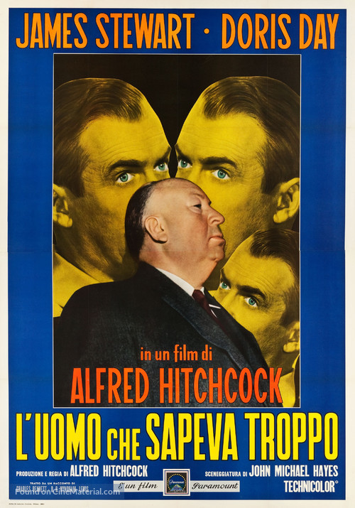 The Man Who Knew Too Much - Italian Movie Poster