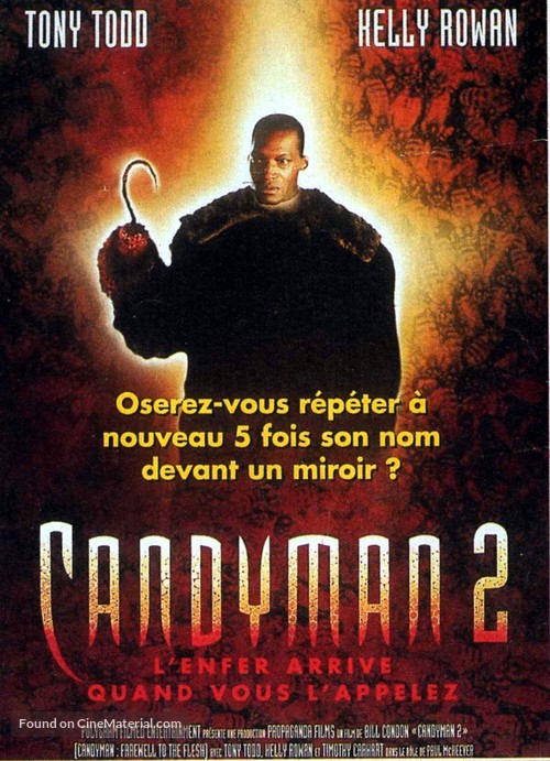 Candyman: Farewell to the Flesh - French Movie Poster