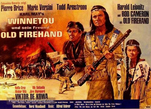 Winnetou und sein Freund Old Firehand - German Movie Poster