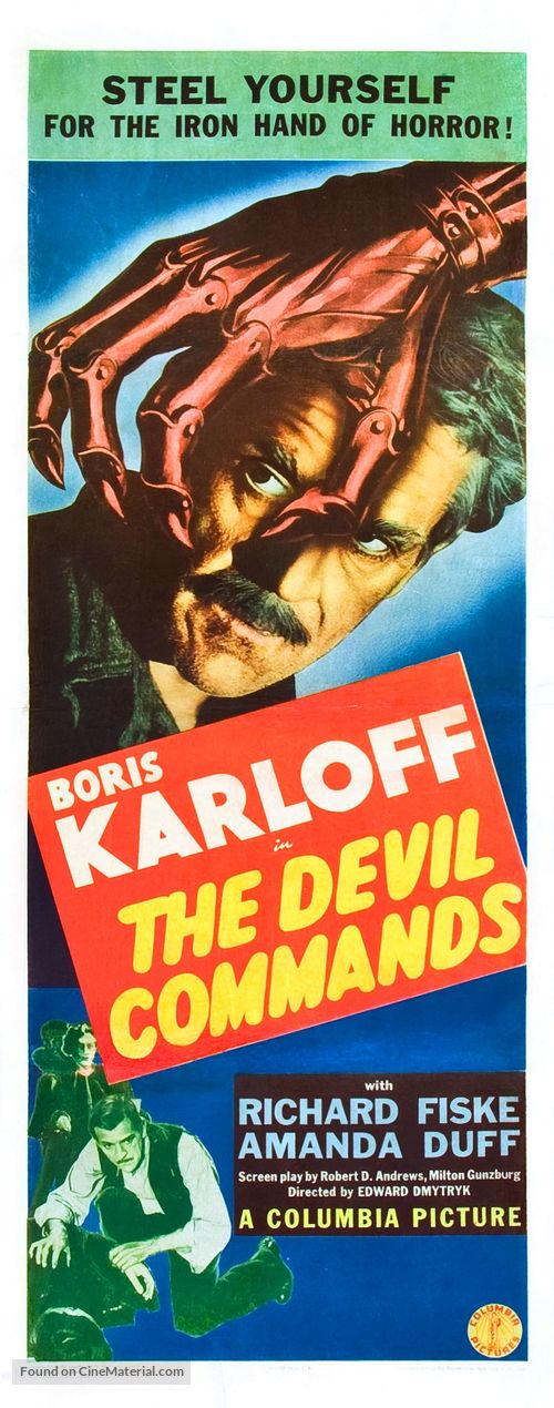 The Devil Commands - Movie Poster