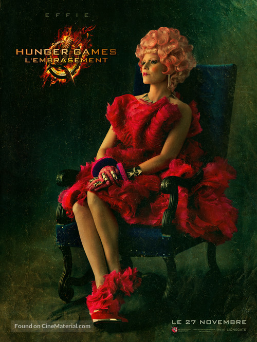 The Hunger Games: Catching Fire - French Movie Poster