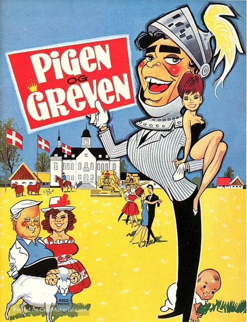 Pigen og greven - Danish Movie Poster