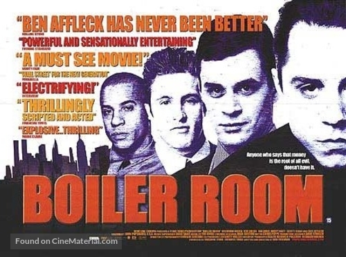 Boiler Room - British Movie Poster
