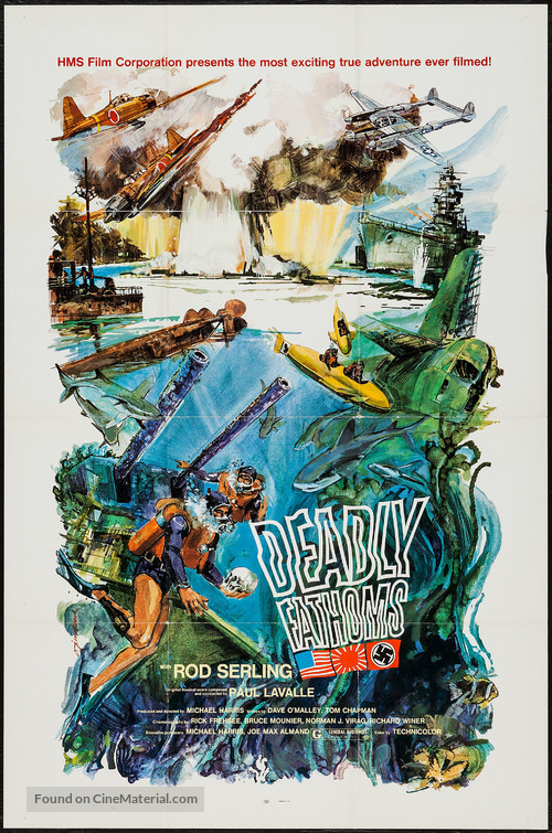 Deadly Fathoms - Movie Poster