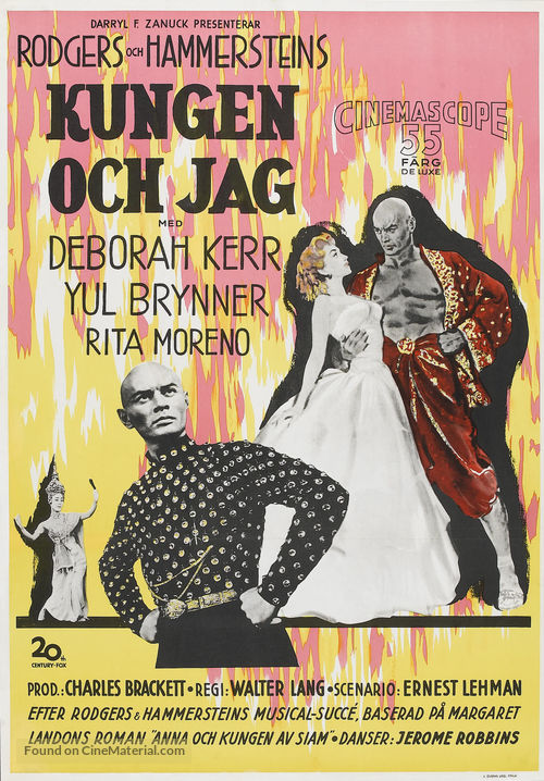 The King and I - Swedish Movie Poster