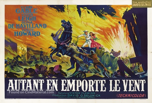 Gone with the Wind - French Movie Poster