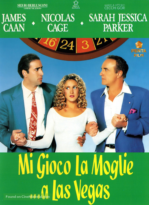 Honeymoon In Vegas - Italian Movie Cover