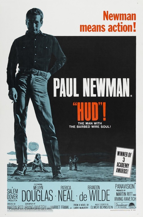 Hud - Re-release movie poster