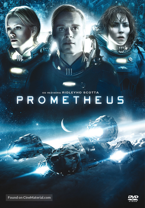 Prometheus - Czech DVD movie cover