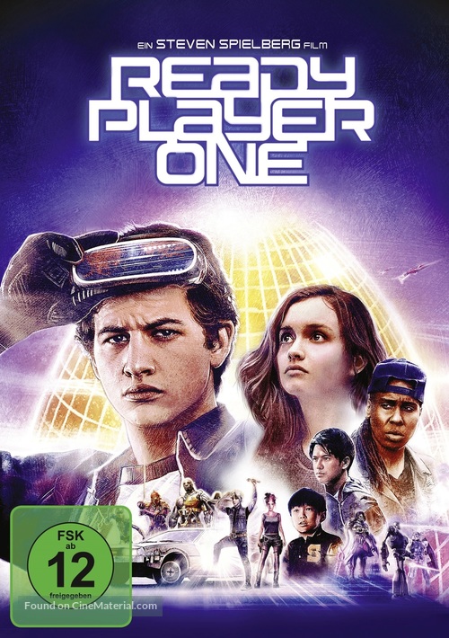 Ready Player One - German DVD movie cover