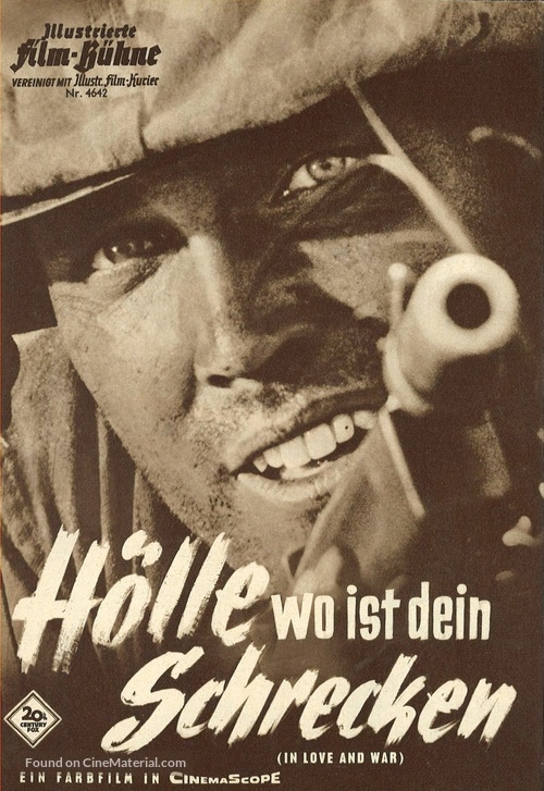 In Love and War - German poster