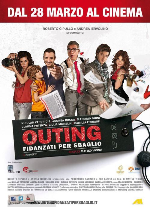 Outing - Fidanzati per sbaglio - Italian Movie Poster