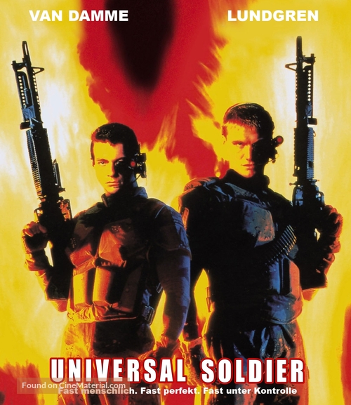 Universal Soldier - German Movie Cover