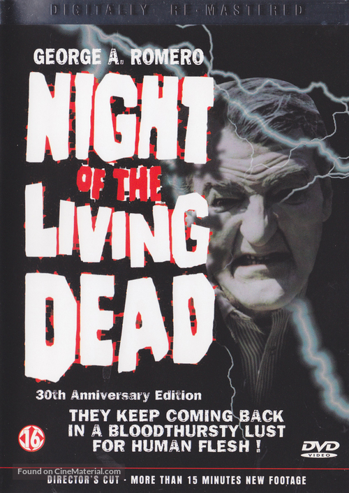 Night of the Living Dead - Belgian DVD movie cover