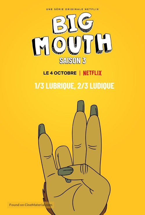 &quot;Big Mouth&quot; - French Movie Poster