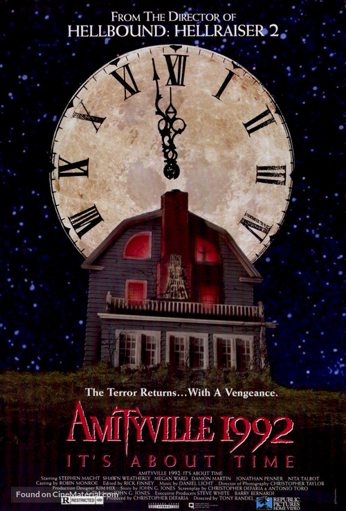 Amityville 1992: It&#039;s About Time - Movie Cover