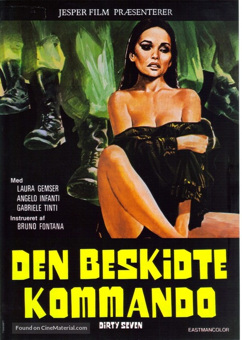 La belva dalle calda pelle - Danish Movie Poster