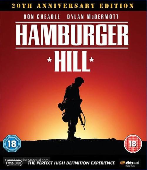 Hamburger Hill - British Blu-Ray movie cover