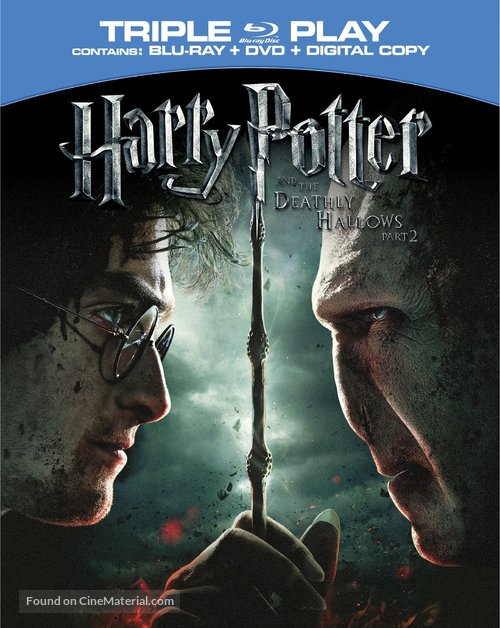 Harry Potter and the Deathly Hallows - Part 2 - Blu-Ray movie cover