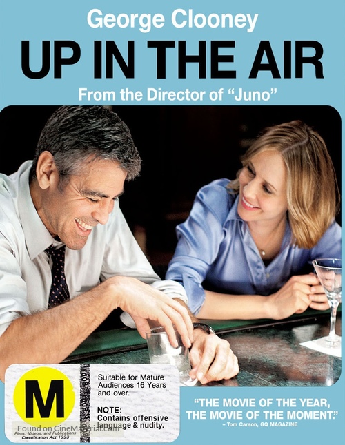 Up in the Air - New Zealand Blu-Ray movie cover