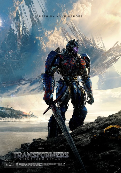 Transformers: The Last Knight - Finnish Movie Poster