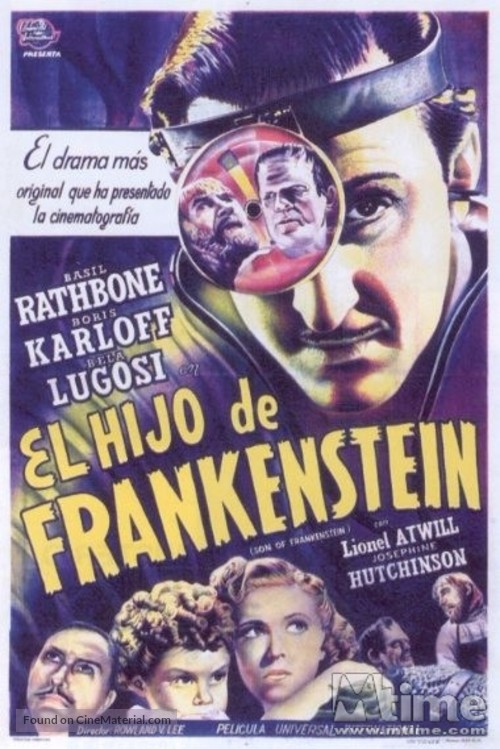 Son of Frankenstein - Argentinian Movie Poster