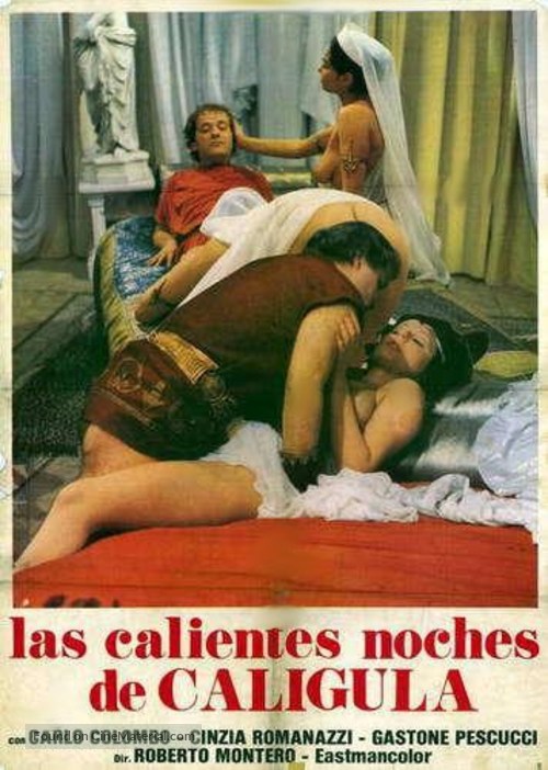 Le calde notti di Caligola - Spanish Movie Poster
