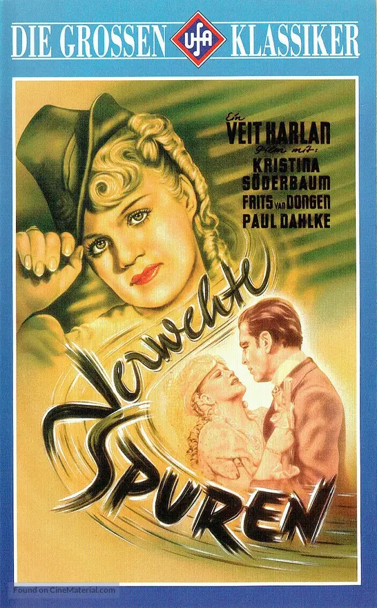 Verwehte Spuren - German VHS movie cover