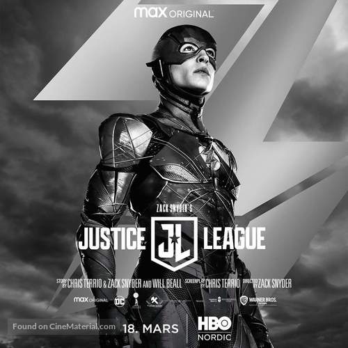 Zack Snyder&#039;s Justice League - Norwegian Movie Poster